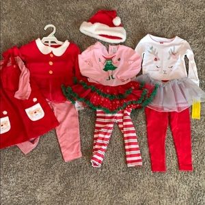Baby girl 18 mo Christmas lot